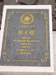 Nhắn tìm thân nhân liệt sỹ Bùi H.Việt