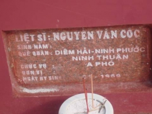 Nhắn tìm thân nhân liệt sỹ  Nguyễn Văn Cốc