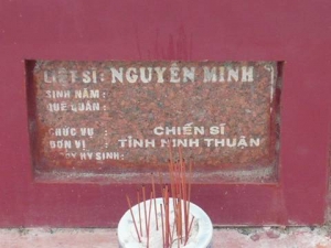 Nhắn tìm thân nhân liệt sĩ Nguyễn Minh