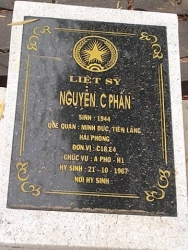 Tìm thân nhân liệt sĩ  Nguyễn C Phấn