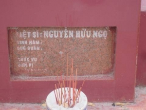 Nhắn tìm thân nhân liệt sĩ Nguyễn Hữu Ngọ