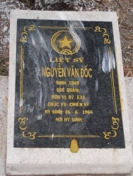 Nhắn tin tìm thân nhân liệt sỹ Nguyễn Văn Đốc