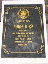 Nhắn tìm thân nhân liệt sỹ  Nguyễn.D.Hợp