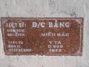 Nhắn tìm thân nhân liệt sỹ Bằng