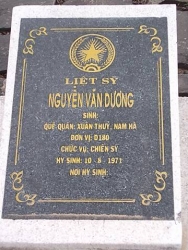 Nhắn tìm thân nhân liệt sỹ  Nguyễn Văn  Dương 