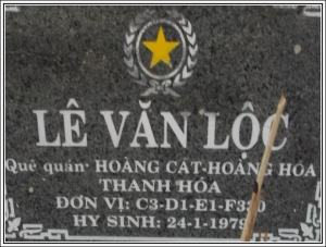 Nhắn tìm thân nhân liệt sỹ Lê Văn Lộc