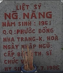 Tìm thân nhân liệt sĩ Nguyễn Năng