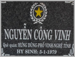 Nhắn tin tìm thân nhân liệt sĩ Nguyễn Công Vinh