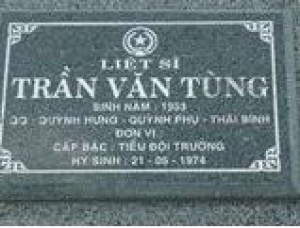 Tìm thân nhân liệt sĩ Trần Văn Tùng