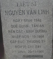 Tìm thân nhân liệt sĩ Nguyễn Văn Linh