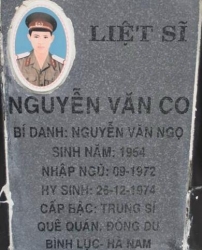 Tìm thân nhân liệt sĩ Nguyễn Văn Co