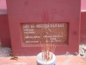 Tìm thân nhân liệt sĩ Nguyễn Văn Bảy