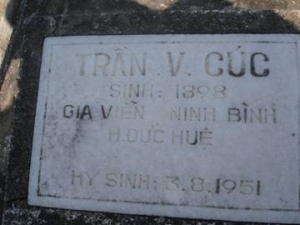  Nhắn tìm thân nhân liệt sỹ Trần Văn Cúc - SInh năm: 1898
