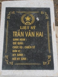 Tìm thân nhân liệt sỹ Trần Văn Hai