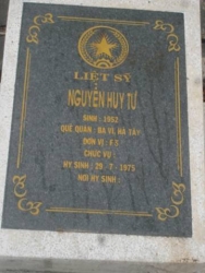 Nhắn tìm thân nhân liệt sỹ  Nguyễn Huy Tư