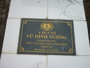 Nhắn tìm thân nhân Liệt sĩ Vũ Đình Vượng