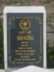 Tìm thân nhân liệt sỹ Năm Hương