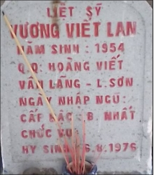 Tìm thân nhân liệt sĩ Vương Viết Lan