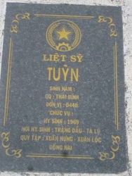  Nhắn tìm thân nhân liệt sỹ  Tuỹn