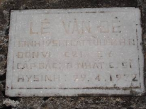  Nhắn tìm thân nhân liệt sỹ Lê Văn Đệ