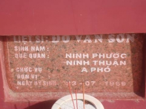 Nhắn tìm thân nhân liệt sỹ Đỗ Văn Sơn