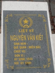 Nhắn tìm thân nhân liệt sỹ  Nguyễn Văn Kiết