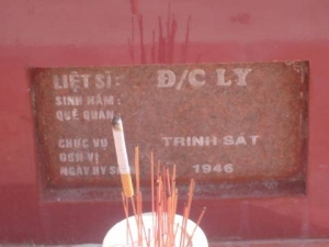 Nhắn tìm thân nhân liệt sĩ Ly