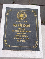 Nhắn tìm thân nhân liệt sỹ  Mai Văn Châm 