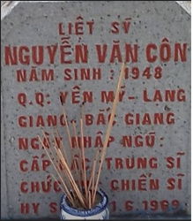 Tìm thân nhân liệt sĩ Nguyễn Văn Côn