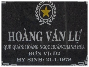 Nhắn tìm thân nhân liệt sỹ Hoàng Văn Lự