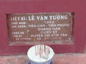 Nhắn tìm thân nhân liệt sỹ Lê Văn Tưởng