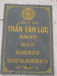 Nhắn tin tìm thân nhân liệt sỹ Trần Văn Lực