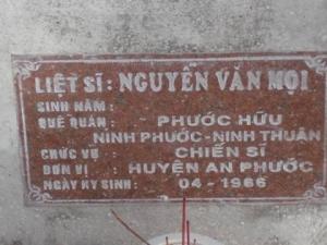 Nhắn tìm thân nhân liệt sỹ  Nguyễn Văn Mọi