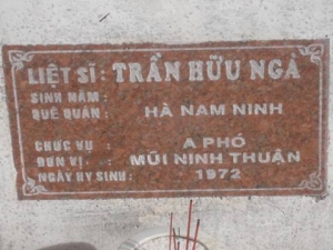 Nhắn tìm thân nhân liệt sỹ Trần Hữu Ngà