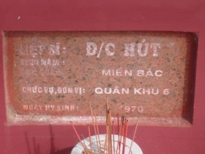 Nhắn tìm thân nhân liệt sỹ Hút