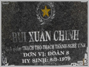 Nhắn tìm thân nhân liệt sỹ  Bùi Xuân Chinh