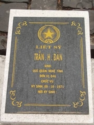 Nhắn tìm thân nhân liệt sỹ Trần H.Đàn