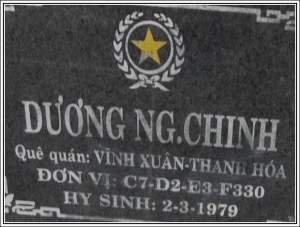 Nhắn tìm thân nhân liệt sỹ  Dương Ng.Chinh