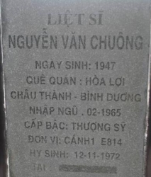 Tìm thân nhân liệt sĩ Nguyễn Văn Chuông