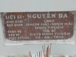 Nhắn tìm thân nhân liệt sỹ  Nguyễn Đa