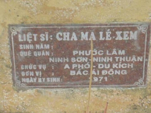 Nhắn tìm thân nhân liệt sỹ Cha Ma Lé Xem