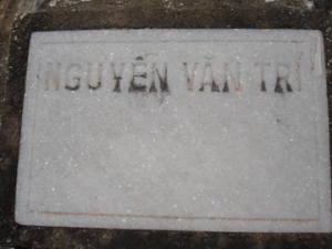 Nhắn tìm thân nhân liệt sĩ Nguyễn Văn Trí
