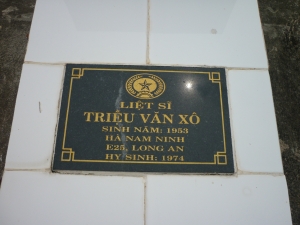 Tìm thân nhân liệt sĩ Triệu Văn Xô