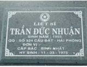 Tìm thân nhân liệt sĩ Trần Đức Nhuận