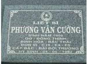 Tìm thân nhân liệt sĩ Phương Văn Cường