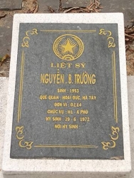 Nhắn tìm thân nhân liệt sỹ  Nguyễn.B.Trường