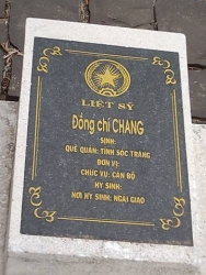 Tìm Thân Nhân Liệt Sỹ Chang