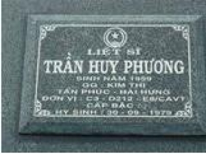 Tìm thân nhân liệt sĩ Trần Huy Phương