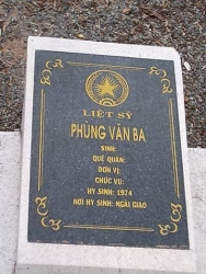 Nhắn tin tìm thân nhân liệt sĩ Phùng Văn Ba