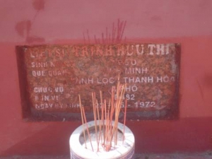 Nhắn tìm thân nhân liệt sỹ  Trịnh Hữu Thi